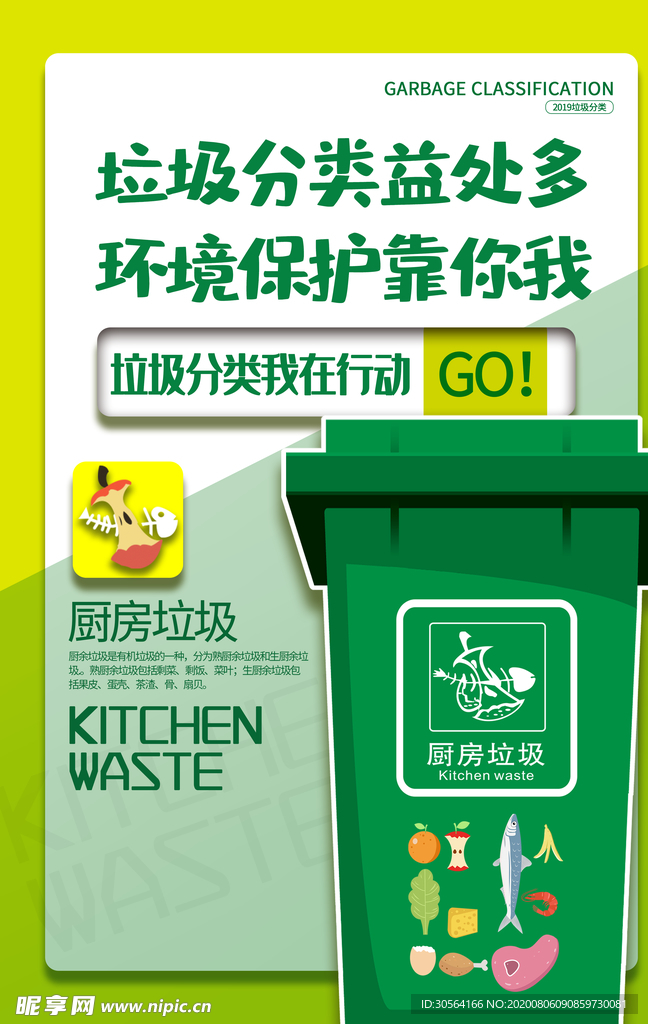 垃圾分类公益宣传活动海报