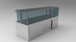 3D玻璃餐台柜