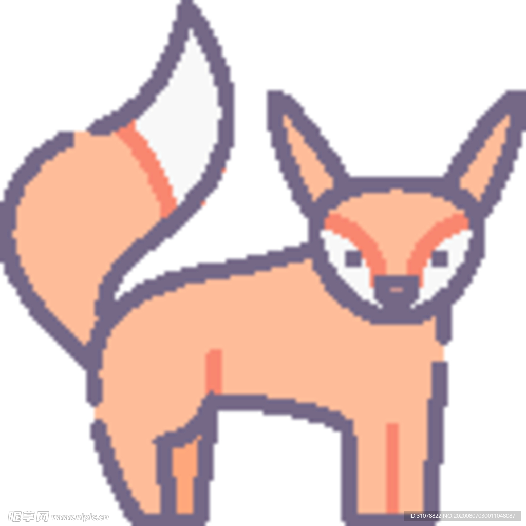 簡筆動物矢量插畫