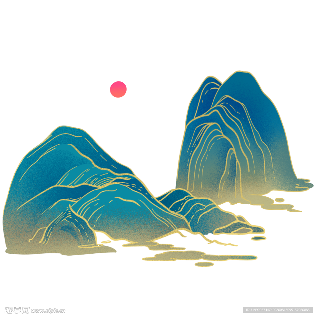 中國風山水