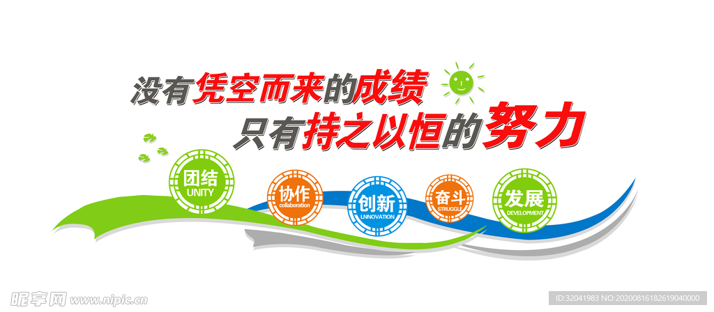沒有憑空而來的成績