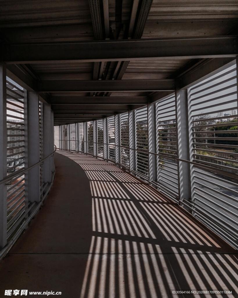 走廊室內建筑藝術背景素材