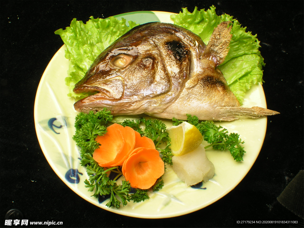 烤黃師魚頭
