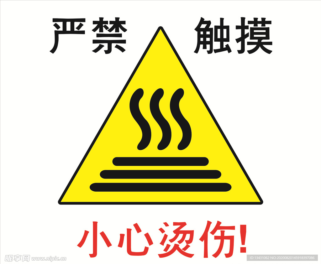 小心燙傷 防燙