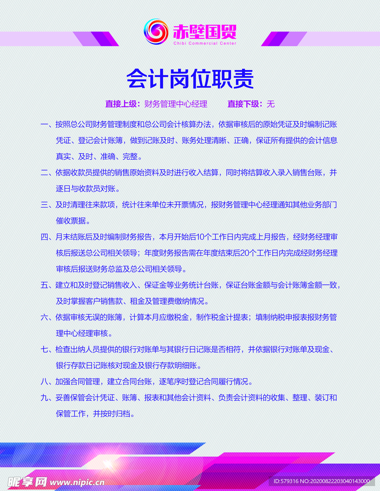 崗位職責