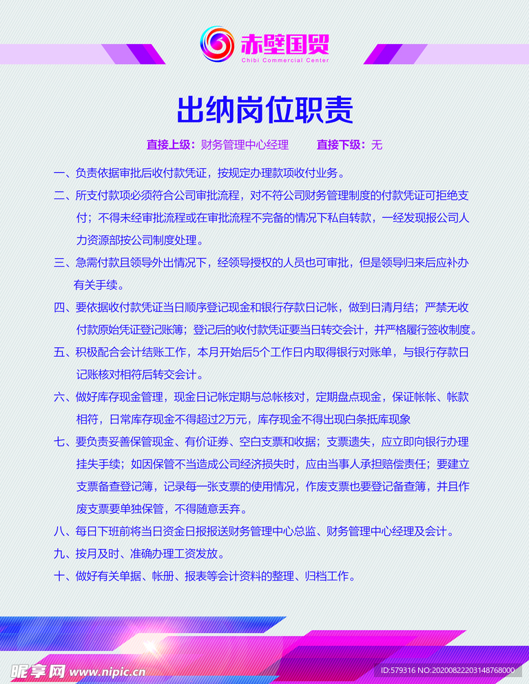 崗位職責