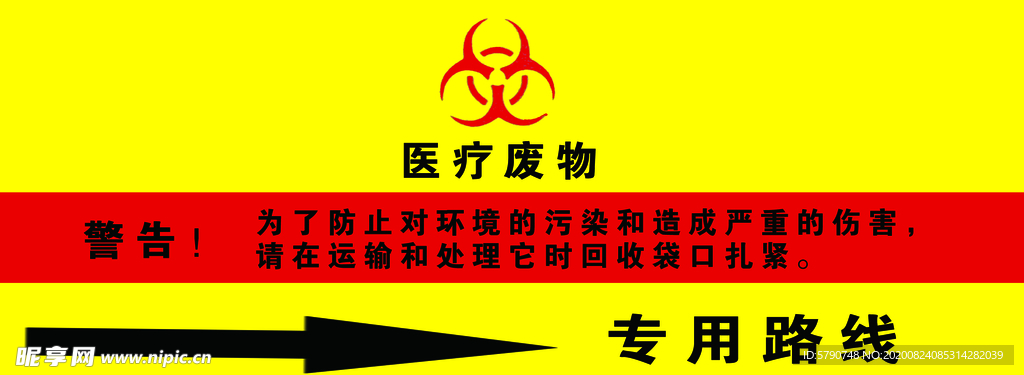 醫療廢棄圖標