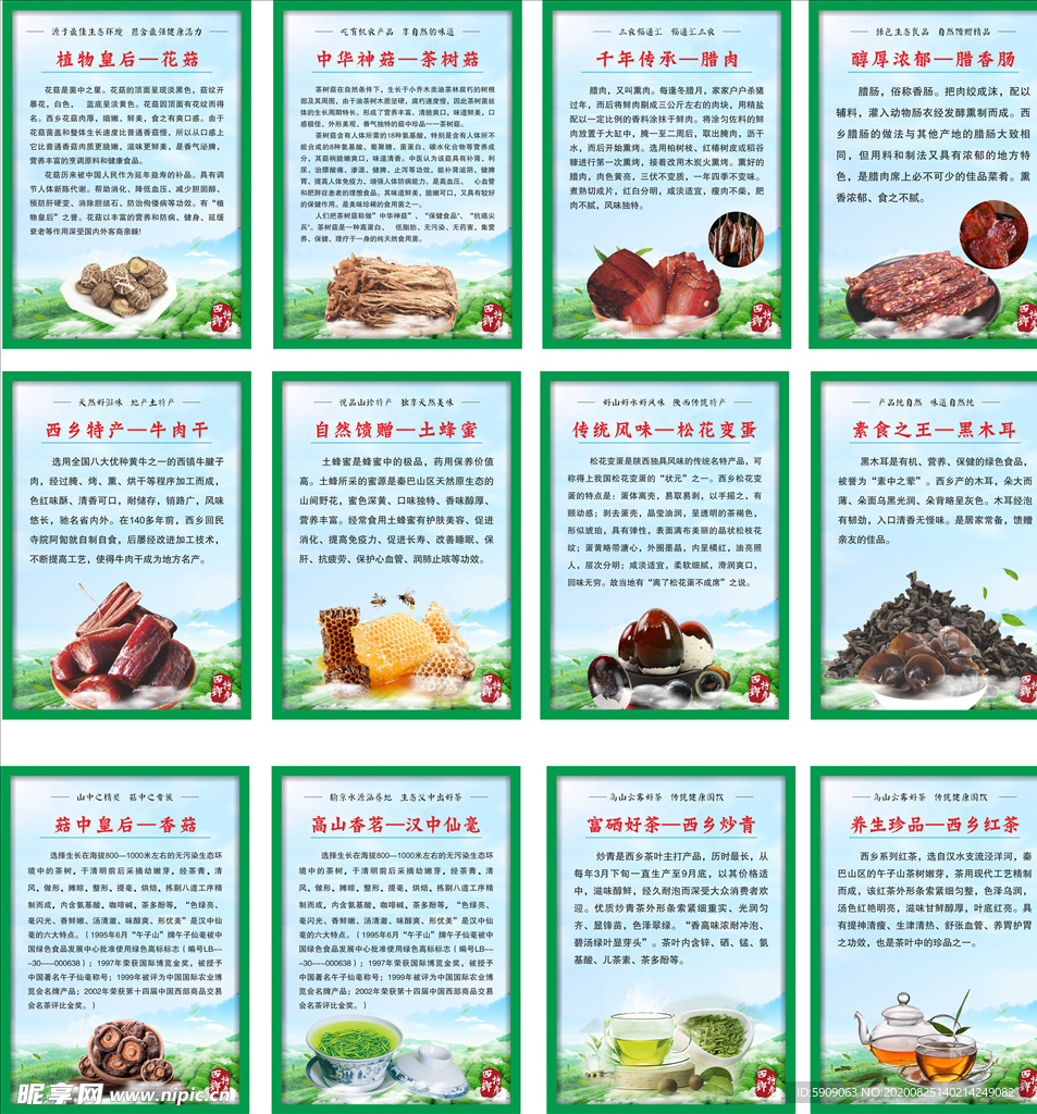 農(nóng)產(chǎn)品（文字可編輯圖片非高清）