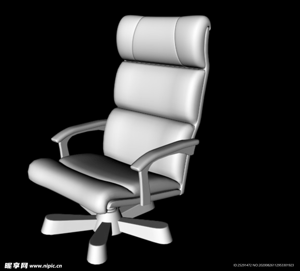 C4D扶手椅模型