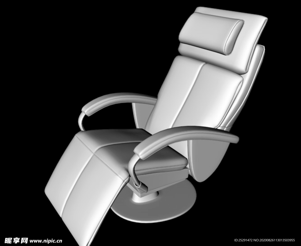 C4D扶手椅模型