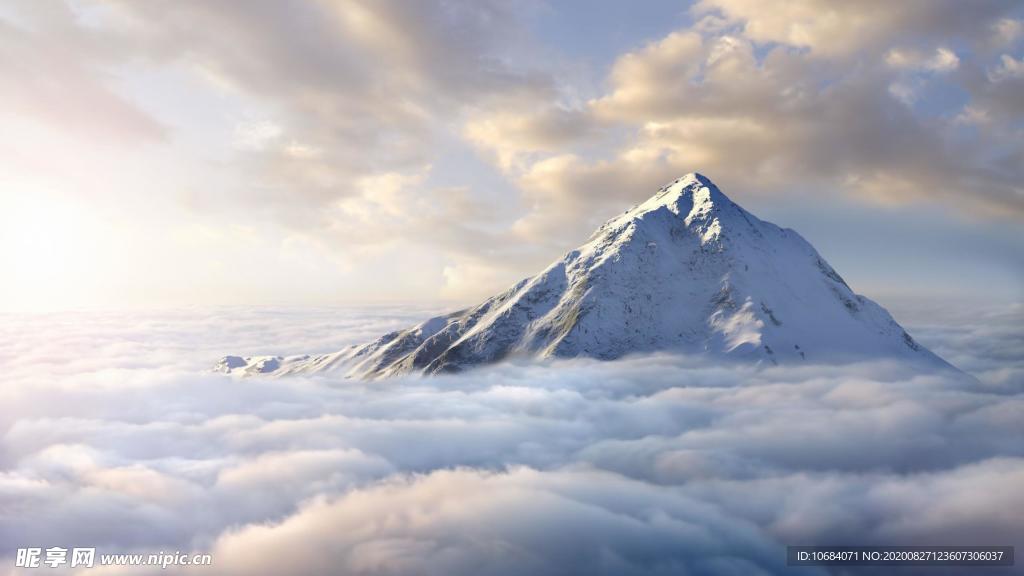大氣山脈云霧