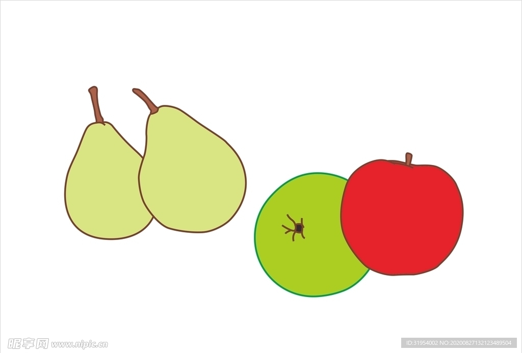 水果苹果生梨