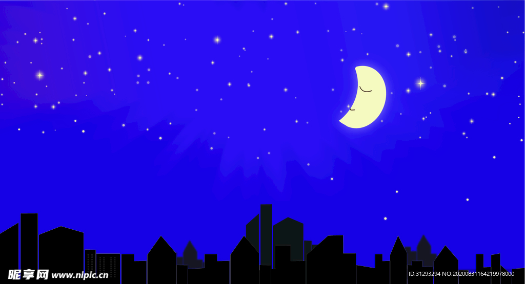 夜晚的星空