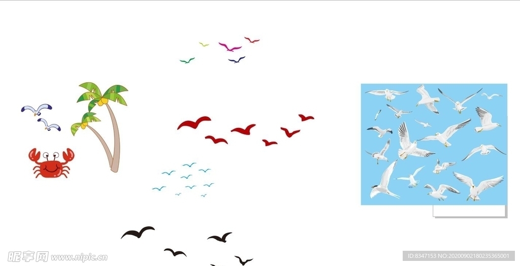 海鸥 飞翔 飞翔的海鸥 海鸟