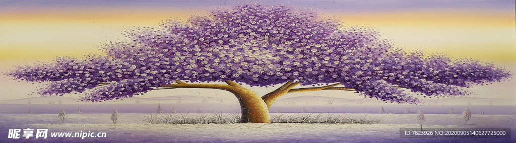 发财树紫色