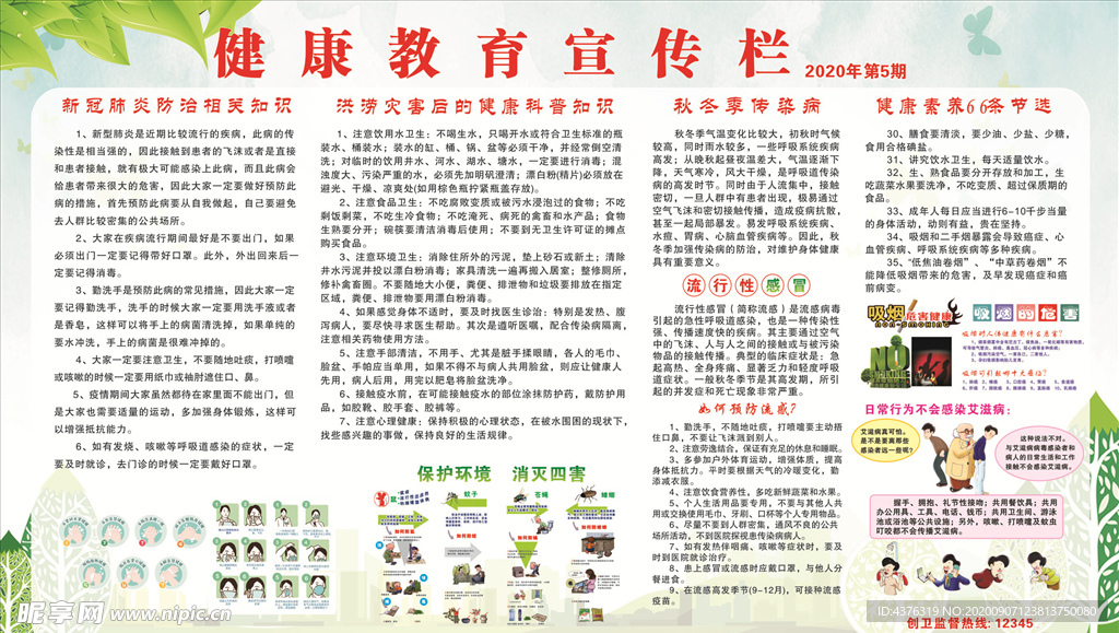健康教育宣傳欄5期
