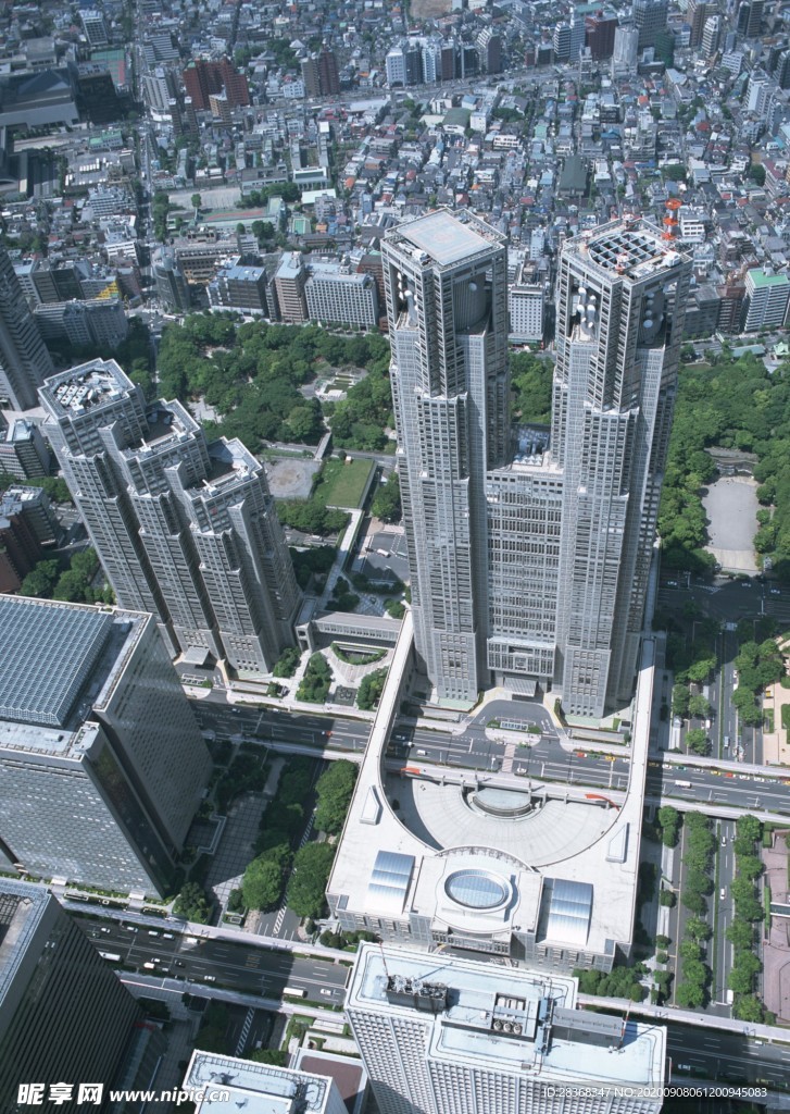 商業(yè)都市背景