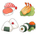 日本料理小图标