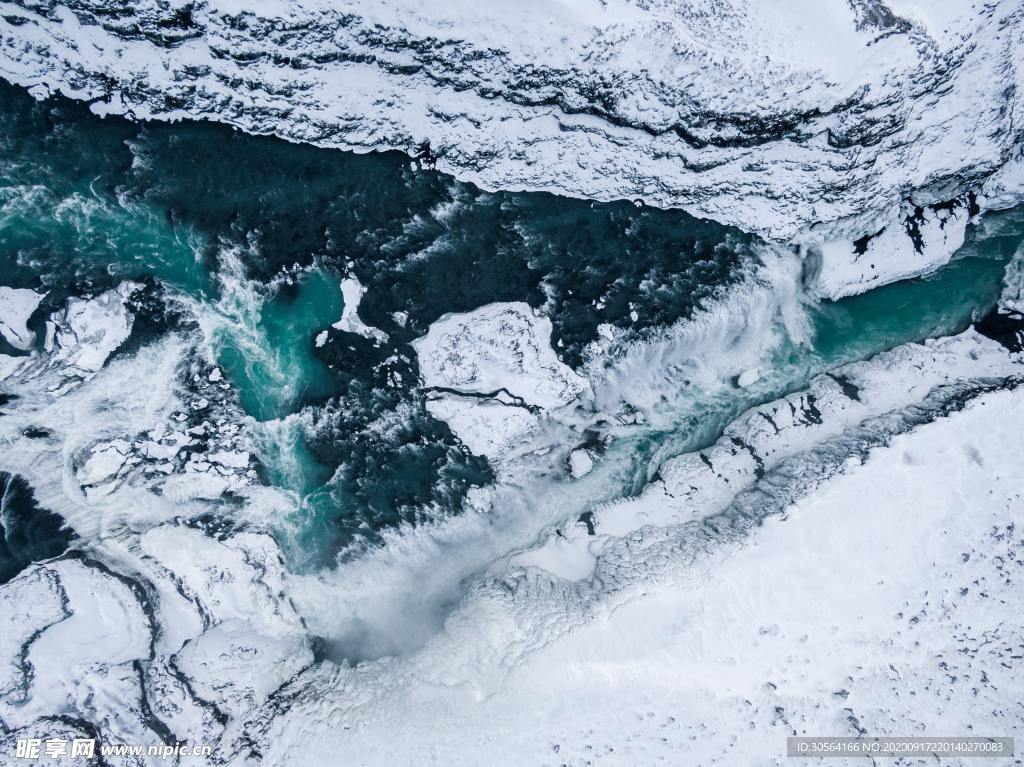 冰山山峰冰雪冬季自然背景
