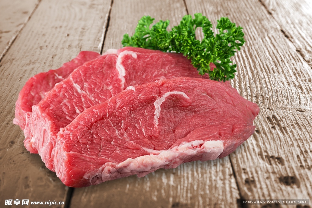 牛肉肉塊美食食材背景素材