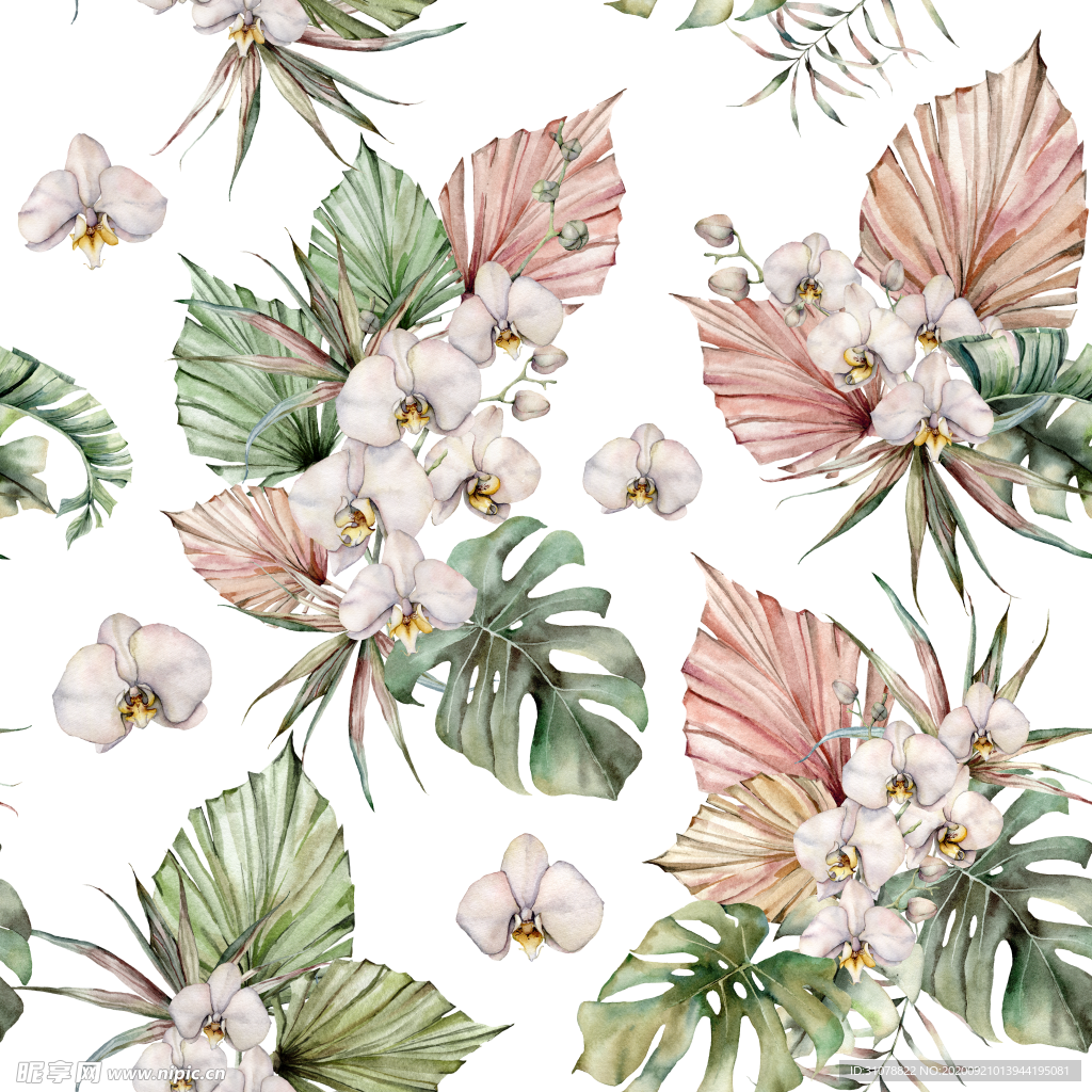 植物花朵装饰图案