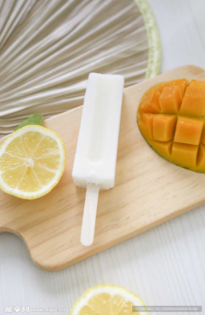 清新夏日冰棒攝影