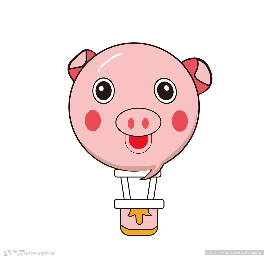 卡通猪 猪气球