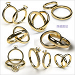 3D结婚戒指