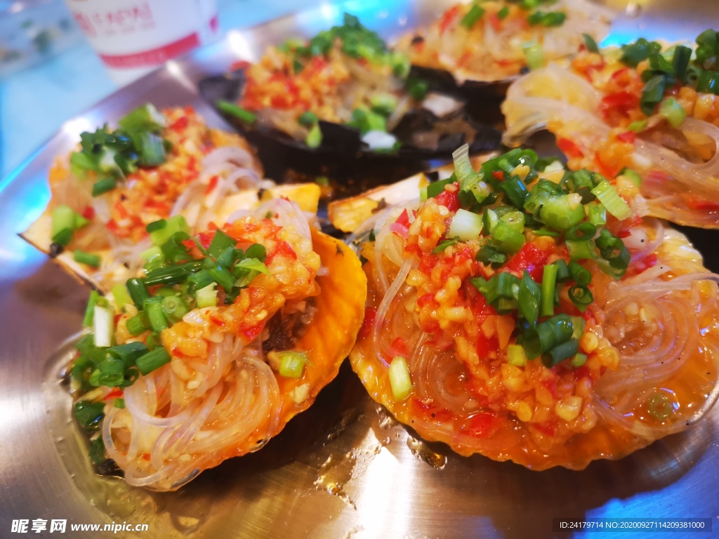 粉絲扇貝 美食  美味  實(shí)拍