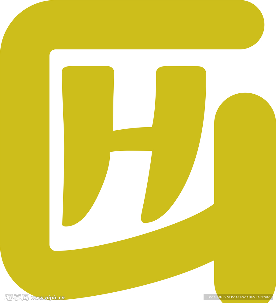 GH HG logo设计