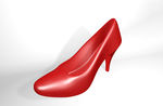 红色高跟女鞋 红色皮鞋 鞋子图