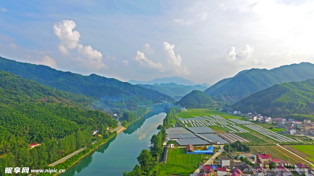 美麗的山水風景
