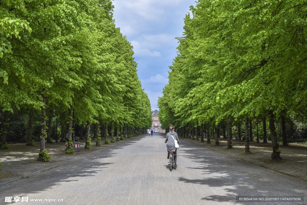 街道過道城市戶外背景海報素材
