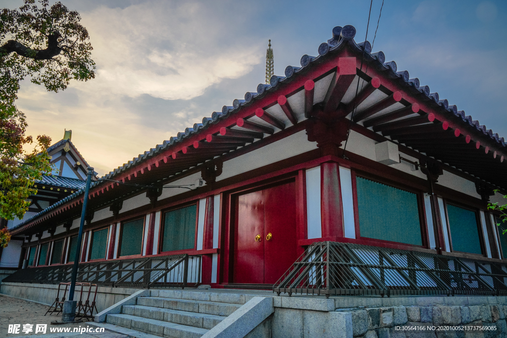 古風建筑旅游旅行背景海報素材