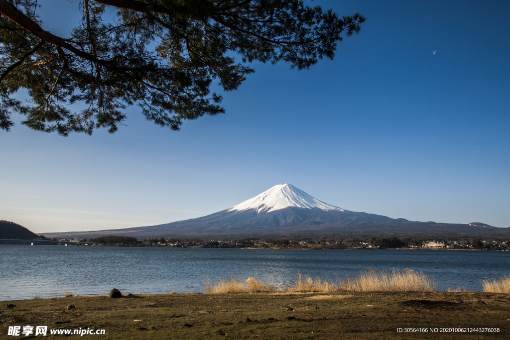日本富士山旅游旅行背景素材