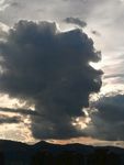 金边乌云摄影图
