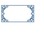 中式圆形门窗素材