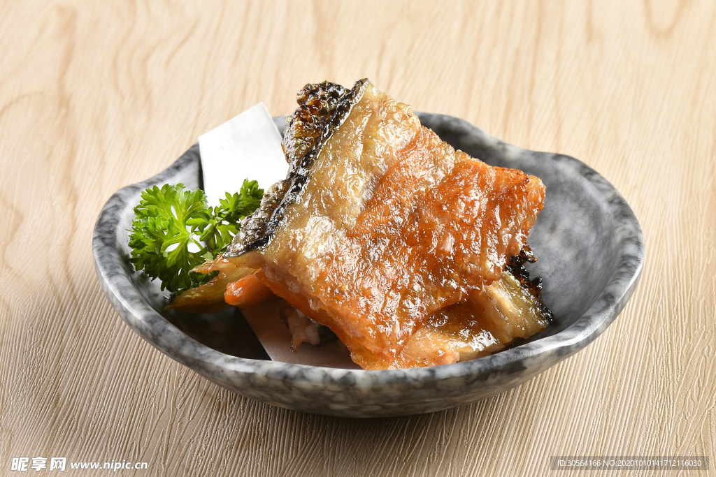 日式鰻魚美食食材背景海報(bào)素材