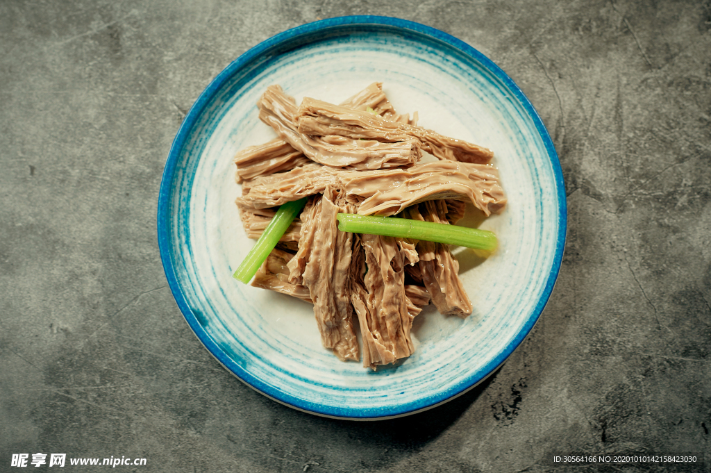 腐竹配料食材背景海報素材