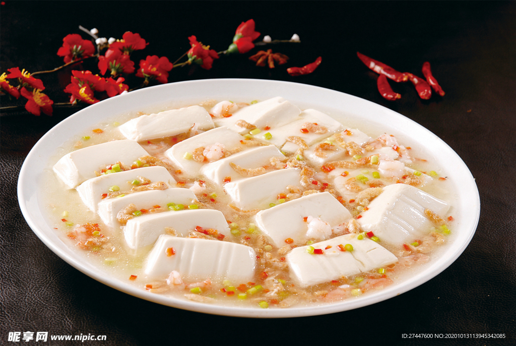 蝦仁嫩豆腐