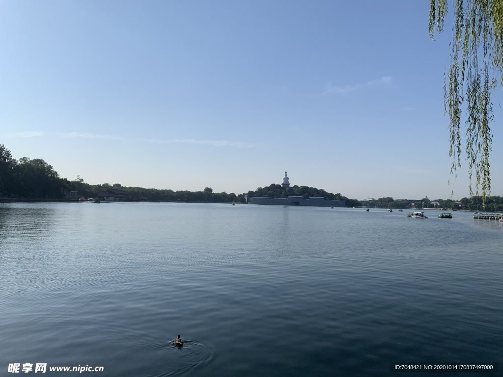 后海美景