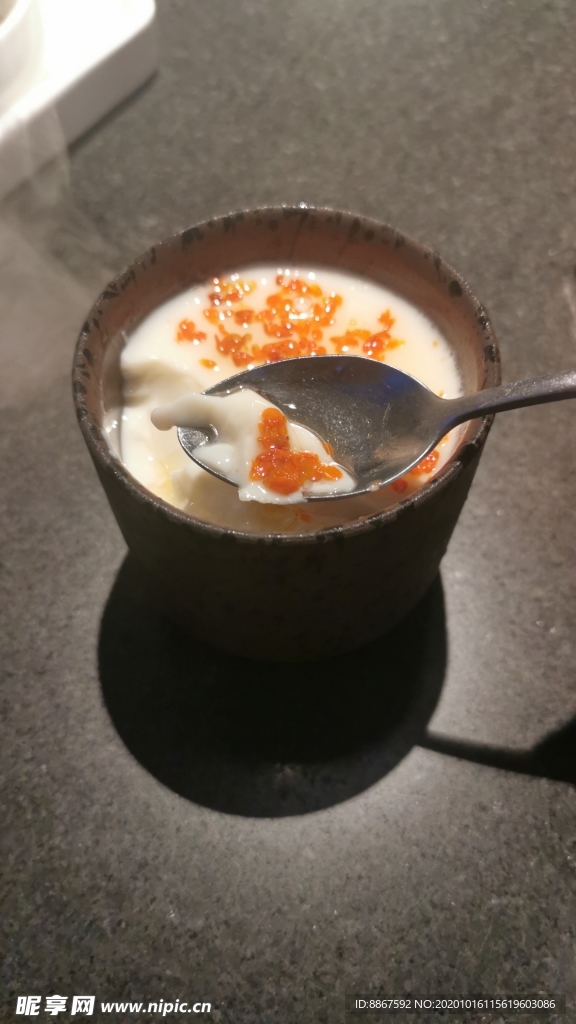 桂花爽滑蜜豆花