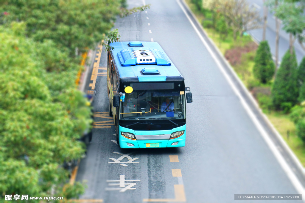 城市大巴運輸背景海報素材