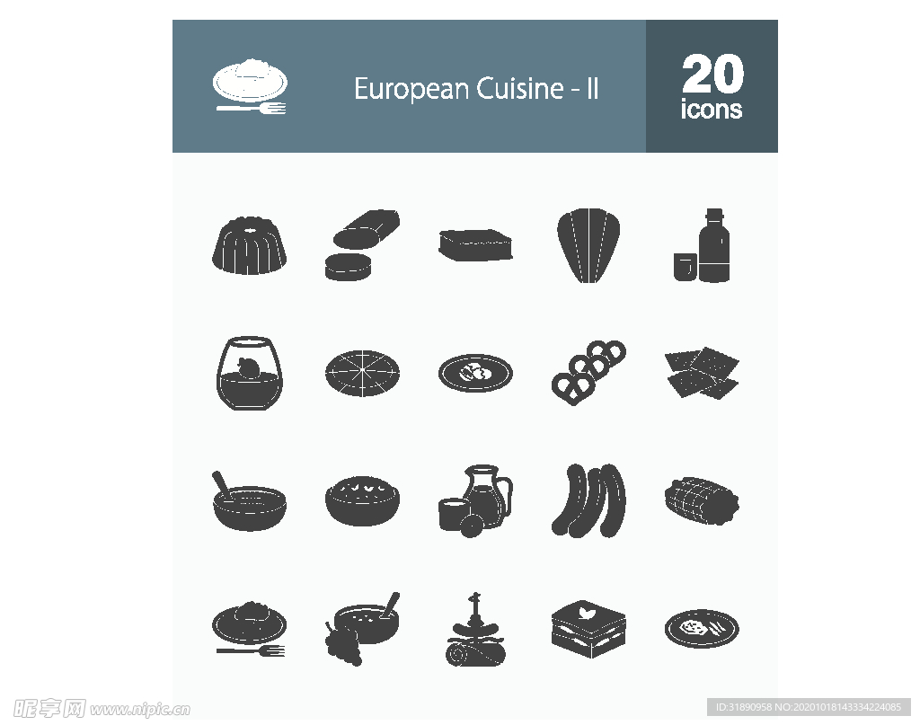 欧洲菜图标