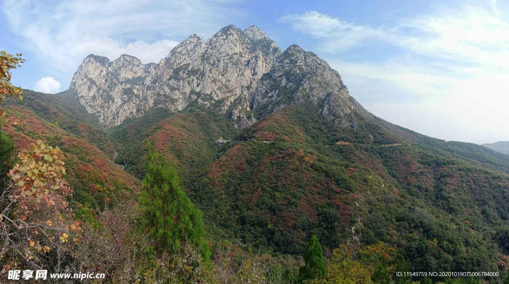 嵩山 少室山秋色