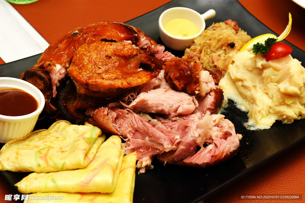 美味西餐雞蛋餅雞肉