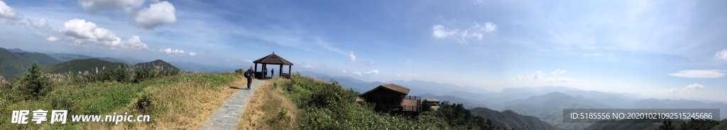 藍(lán)天白云 全景