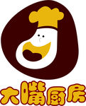 大嘴厨房logo