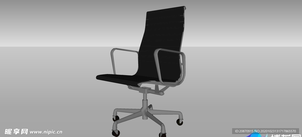 SU办公室家具模型 椅子