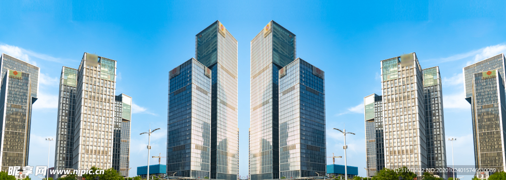 大城市建筑風景攝影